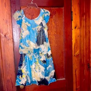 Spring dress, 100% polyester